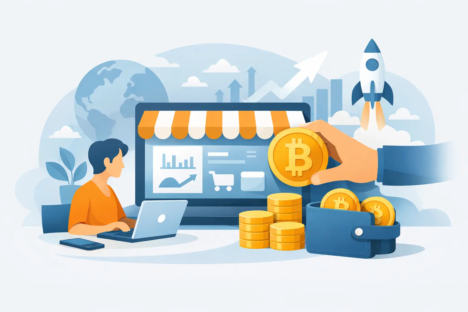 How to Build an Online Business With Bitcoin